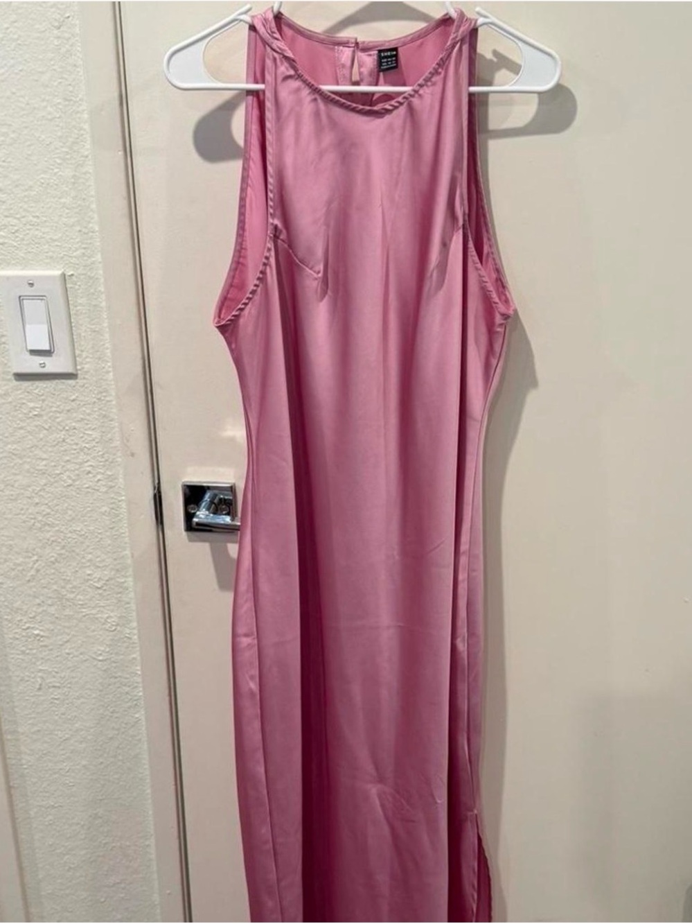 Sleeveless Pink Maxi Dress xxl
